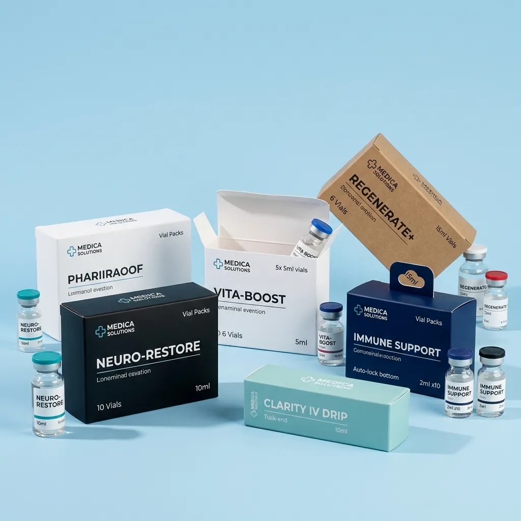 Custom Vial Boxes - Secure & Custom Packaging