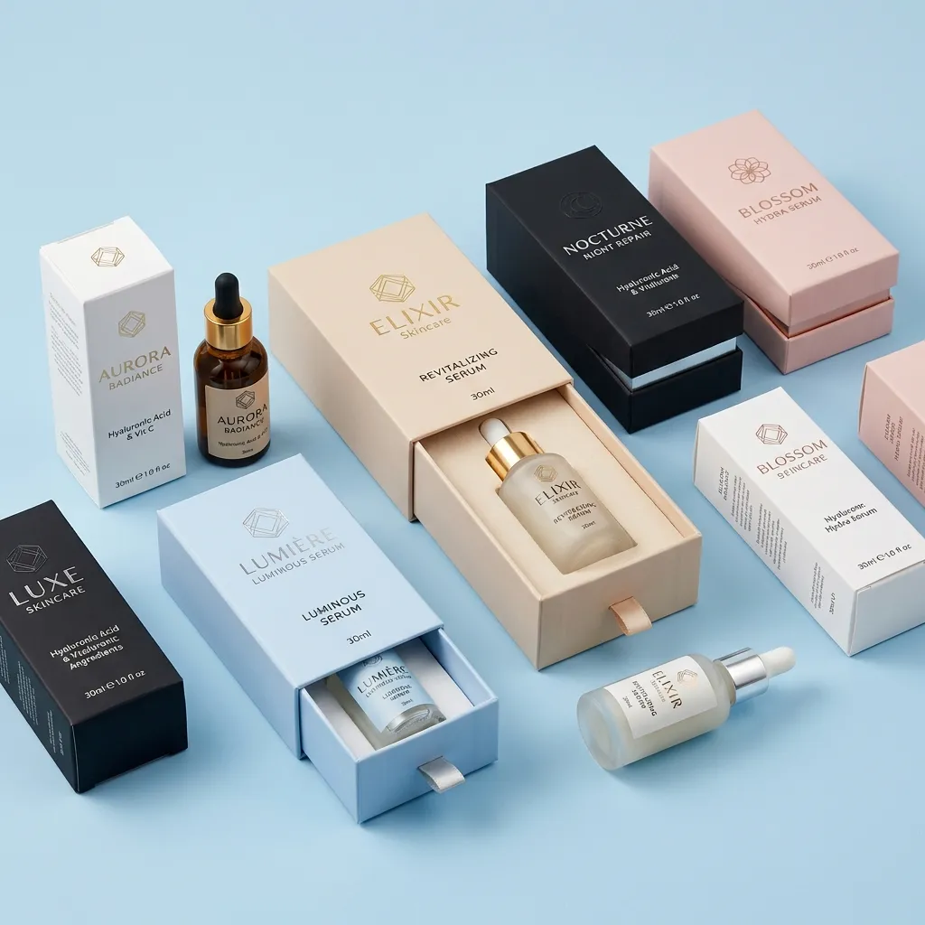 Custom Serum Boxes - Custom Printed Serum Packaging