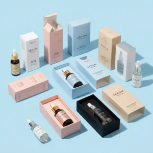 Custom Serum Dropper Boxes - Dropper Bottle Packaging